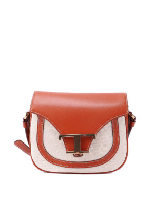 TOD'S: Bolsas bandoleras - Bolsa Bandolera - Marrón Claro