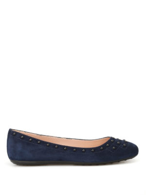 Tod'S: flat shoes - 71A suede ballerinas