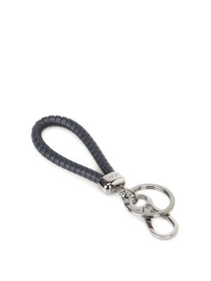 Tod'S: key holders - Twist blue key holder