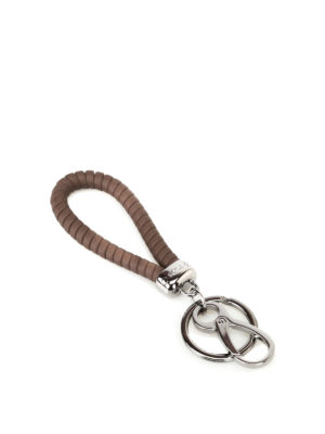 TOD'S: portachiavi - Portachiavi Twist marrone