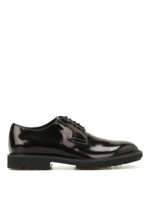 Tod'S: lace-ups shoes - Brushed leather lace-up shoes