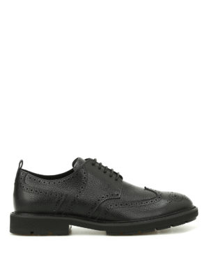 Tod'S: lace-ups shoes - Hammered leather Derby brogues
