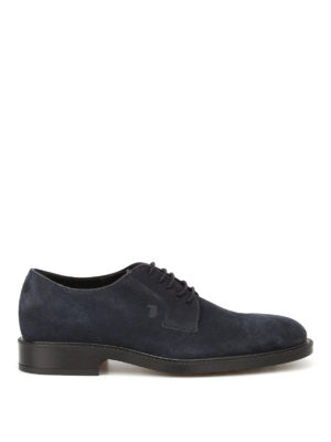 Tod'S: lace-ups shoes - Lace-ups suede derby shoes