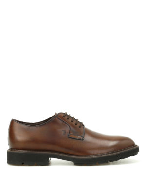 Tod'S: lace-ups shoes - Shaded leather Derby shoes