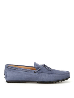Tod'S: Loafers & Slippers - City Gommino air force blue loafers