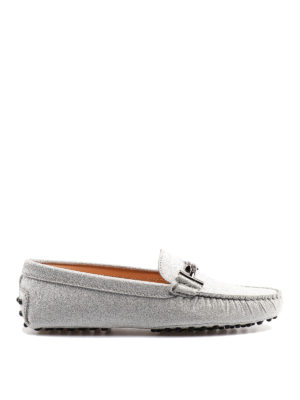 TOD'S: Mocassini e slippers - Mocassini Double T Gommino in pelle