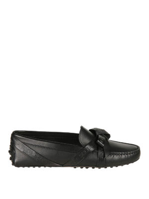 TOD'S: Mocassini e slippers - Mocassini Gommino in pelle nera