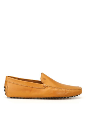 TOD'S: Mocassini e slippers - Mocassini New Gommini color cuoio