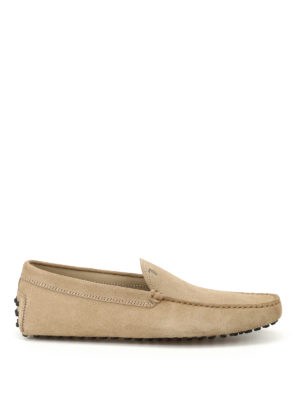 Tod'S: Loafers & Slippers - New Gommini smooth suede loafers