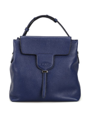 TOD'S: borse a spalla - Borsa a tracolla Joy piccola in pelle blu