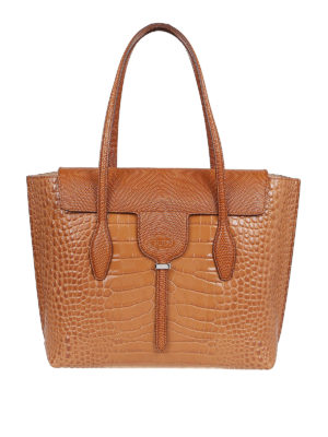 TOD'S: Handtaschen - Shopper - Dunkelorange