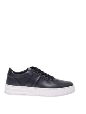 TOD'S: trainers - Blue leather sneakers