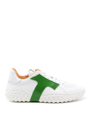 TOD'S: trainers - Rubber T leather sneakers