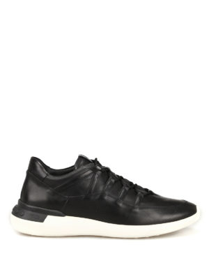 TOD'S: sneakers - Sneaker Shoeker in pelle nera