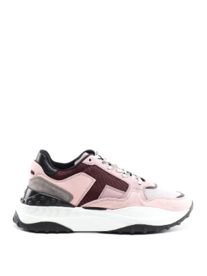 TOD'S: sneakers - Sneaker in camoscio e nabuk