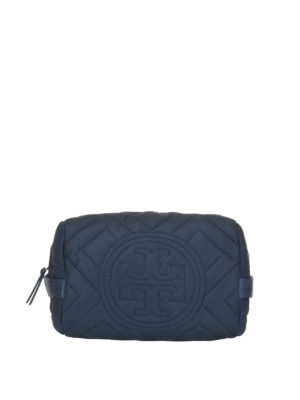 TORY BURCH: custodie e cover - Beauty case Fleming in nylon trapuntato