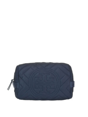 TORY BURCH: custodie e cover - Beauty case Fleming in nylon trapuntato