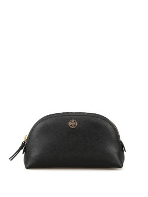 TORY BURCH: custodie e cover - Busta per make up Robinson piccola nera