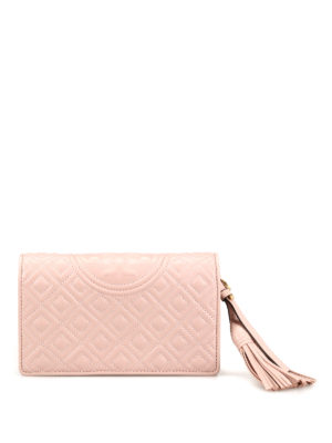TORY BURCH: borse a tracolla - Borsa a tracolla Fleming in pelle trapuntata