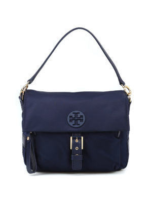 TORY BURCH: borse a tracolla - Borsa a tracolla Tilda in nylon blu