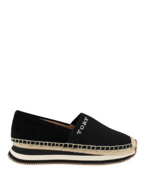 TORY BURCH: espadrillas - Slip-on Daisy con logo