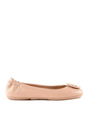 TORY BURCH: ballerine - Ballerine Minnie in nappa ripiegabili