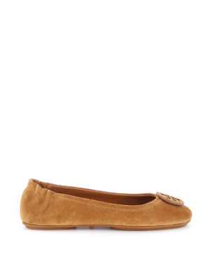TORY BURCH: flat shoes - Minnie Travel Ballet flats