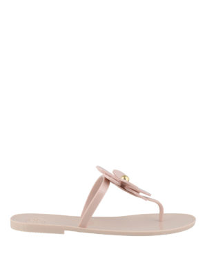 TORY BURCH: flip flops - Flower Jelly thong sandals