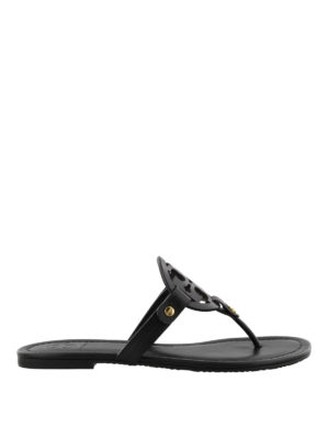 TORY BURCH: ciabattine mare - Sandalo infradito Miller nero