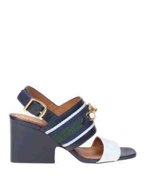TORY BURCH: sandals - Jessa block heel sandals
