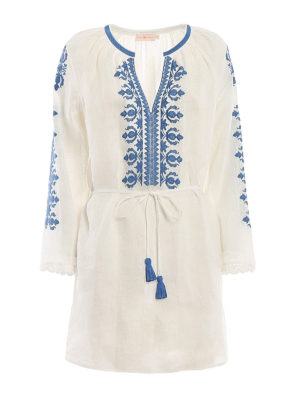 TORY BURCH: Vestidos cortos - Vestido Corto - Blanco