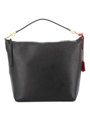 TORY BURCH: shoulder bags - Perry black hobo bag