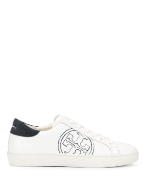 TORY BURCH: trainers - T-Logo leather sneakers