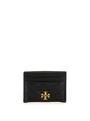 TORY BURCH: portafogli - Portacarte Kira in pelle