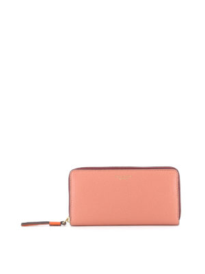 TORY BURCH: wallets & purses - Perry colour block zip-around wallet