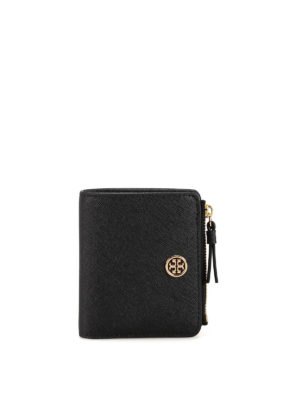 TORY BURCH: portafogli - Portafoglio Robinson Mini nero