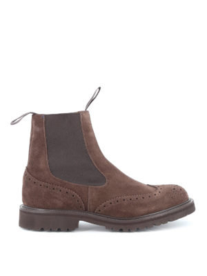 TRICKER'S: ankle boots - Henry suede Chelsea boots