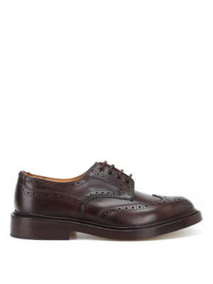 TRICKER'S: classiche - Derby brogue Bourton in pelle