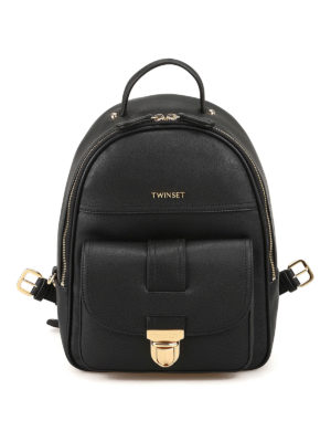 TWINSET: zaini - Borsa rossa in similpelle