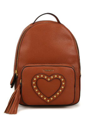TWINSET: zaini - Zaino con cuore e borchie