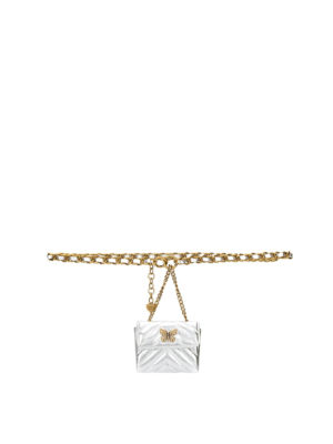TWINSET: belts - Chain belt with pouch