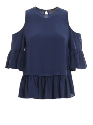 TWINSET: Blusas - Blusa - Azul