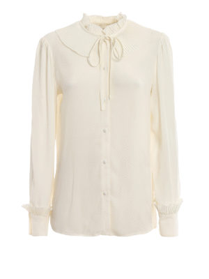 TWINSET: Blusen - Bluse - Weiß