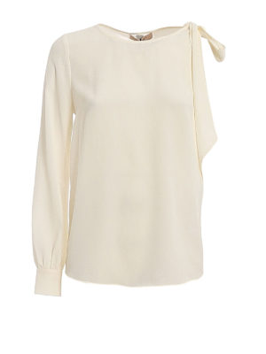 TWINSET: Blusas - Blusa - Blanco