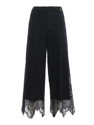 TWINSET: Pantalones casual - Pantalón Casual - Negro