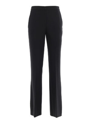 TWINSET: casual trousers - Technical wool trousers