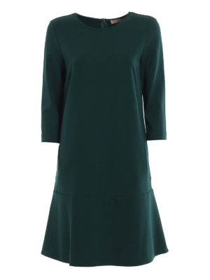 TWINSET: knee length dresses - Crop sleeve A-line dress