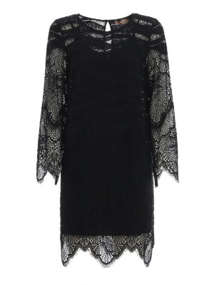 TWINSET: Vestidos media pierna - Vestido Midi - Negro