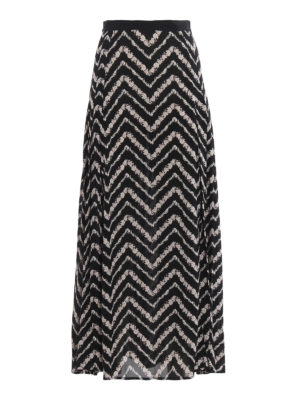 TWINSET: Gonne Lunghe - Gonna con stampa floreale