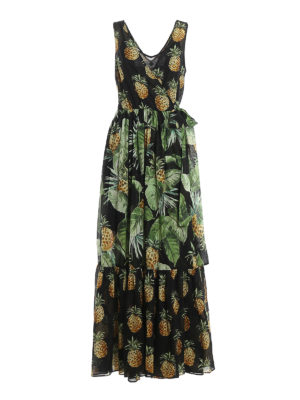 TWINSET: Vestidos largos - Vestido Largo - Negro